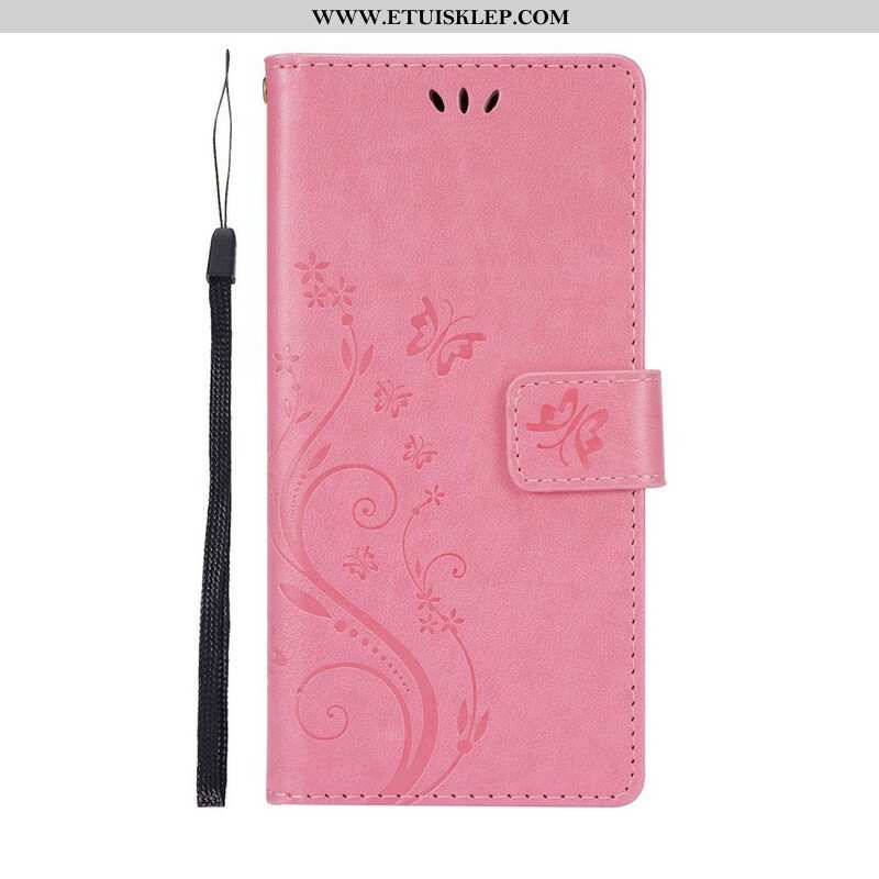 Etui Folio do Samsung Galaxy S21 5G Motyle Na Wietrze